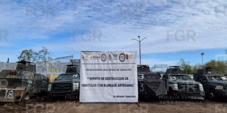 FGR destruye 18 ‘monstruos’ en Tamaulipas ligados a los cárteles del Golfo y Noroeste