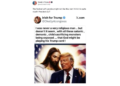Difunde Trump nueva imagen de IA ahora con Jesús abrazándolo y la bandera estadunidense de fondo