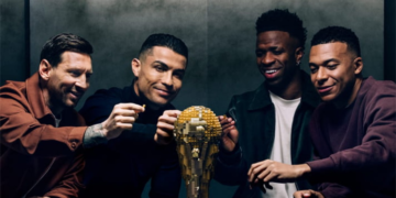 LEGO lanza edición mundialista con figuras de Messi, Ronaldo, Mbappé y Vinicius Jr.