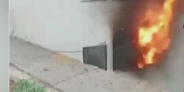 Incendio por Fuga de Gas en Legaria Deja una Mujer Lesionada