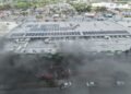 INCENDIO EN PLAZA DE CANCÚN