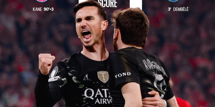 PSG elimina al Bayer Múnich en semifinales de Champions League con global (6-5)