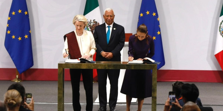 México y la Unión Europea firman Acuerdo Global Modernizado