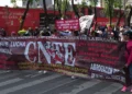 Policías y maestros de la CNTE se enfrentan previo a llegar al Zócalo de CDMX: ¿Qué calles cerraron HOY?