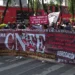 Policías y maestros de la CNTE se enfrentan previo a llegar al Zócalo de CDMX: ¿Qué calles cerraron HOY?