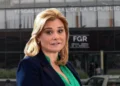 Maru Campos llega a comparecer ante la FGR en CDMX