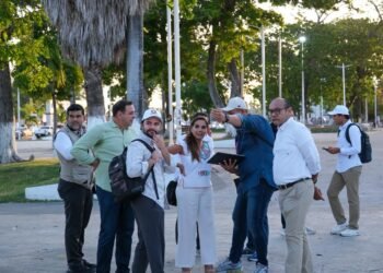Recorre Mara Lezama áreas contempladas para el rescate del “Barrio Mágico”