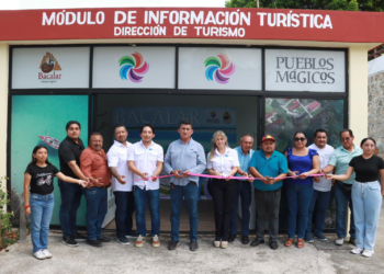 “Chepe” Contreras pone en marcha nuevo Módulo de Información Turística de Bacalar Pueblo Mágico