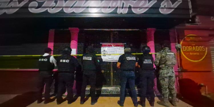Autoridades localizan a 28 mujeres, presuntas víctimas de trata de personas, durante cateo a un club nocturno en Othón P. Blanco