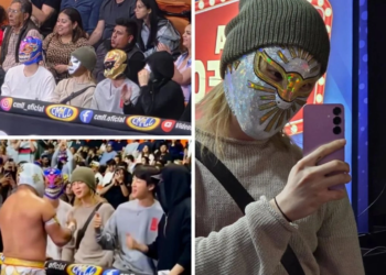BTS sorprenden a asistentes al acudir a la Lucha Libre en la Arena México