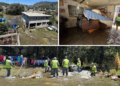 Reportan fuerte fuga de agua potable en Xochimilco; al menos 4 casas inundadas