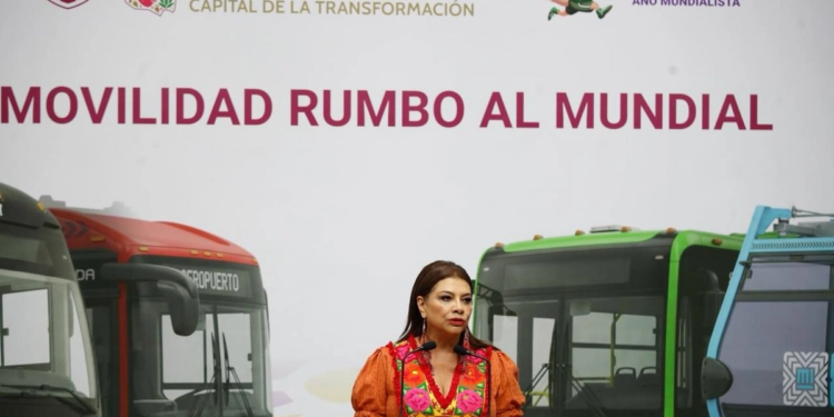 Clara Brugada presenta plataforma de transparencia para obras del Mundial