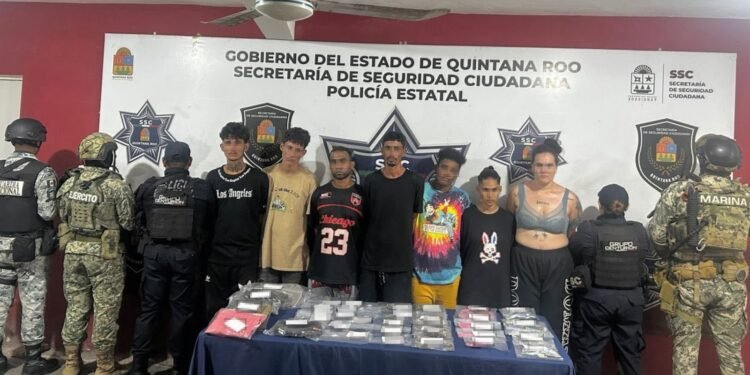 Detenidos con droga en Holbox
