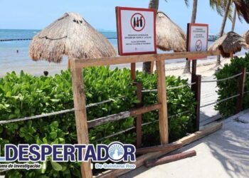 Restringen horario en Playa del Niño de Cancún