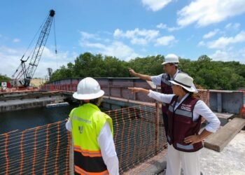 Reconstruyen Puente Internacional Subteniente López