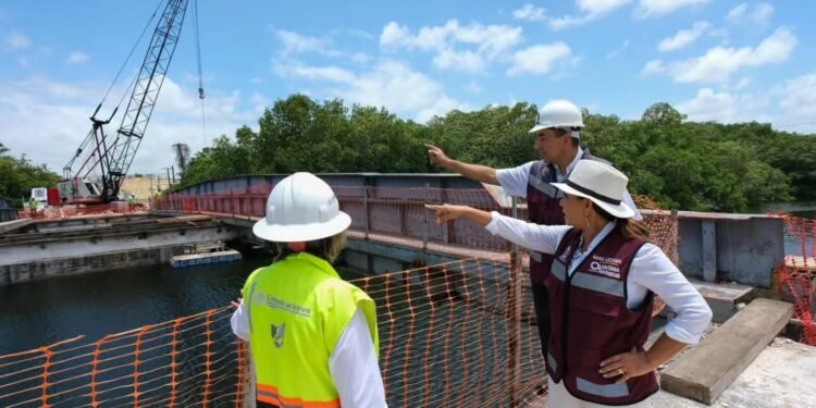 Reconstruyen Puente Internacional Subteniente López