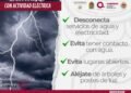 Cuidado con las lluvias