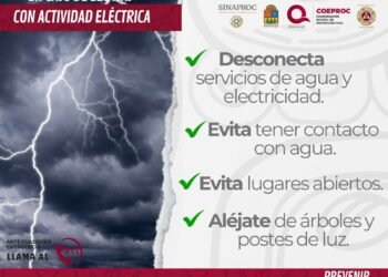 Cuidado con las lluvias