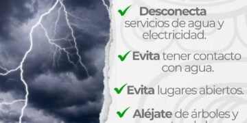 Cuidado con las lluvias