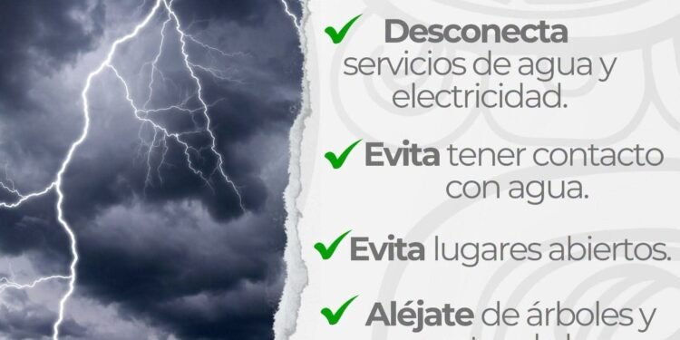 Cuidado con las lluvias