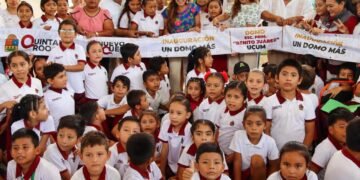 Inauguran domo en Ucum, Q. Roo