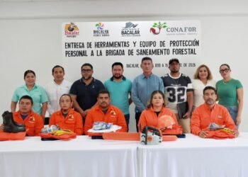 Ayuntamiento de Bacalar fortalece a las Brigadas de Saneamiento Forestal 2026