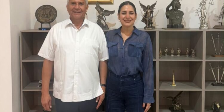 Estefanía Mercado y Fiscalía de Quintana Roo fortalecen alianza por la seguridad de Playa del Carmen