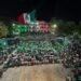 Más de 4 mil capitalinos celebran triunfo de México en el Fut Fest de Chetumal.
