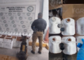 Aseguran 200 litros de metanfetamina enviados desde Culiacán a Hermosillo por paquetería