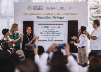 Claudia Sheinbaum inaugura central de generación eléctrica en Mexicali