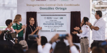 Claudia Sheinbaum inaugura central de generación eléctrica en Mexicali