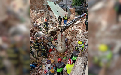 Deja un muerto derrumbe de casa en la Hipódromo Condesa