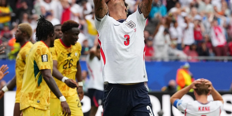 Inglaterra no puedo ante Ghana y empata a 0 goles