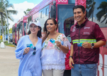 Chetumal recibe los primeros autobuses eléctricos Taruk