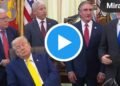 Trump se queda dormido durante un anuncio oficial