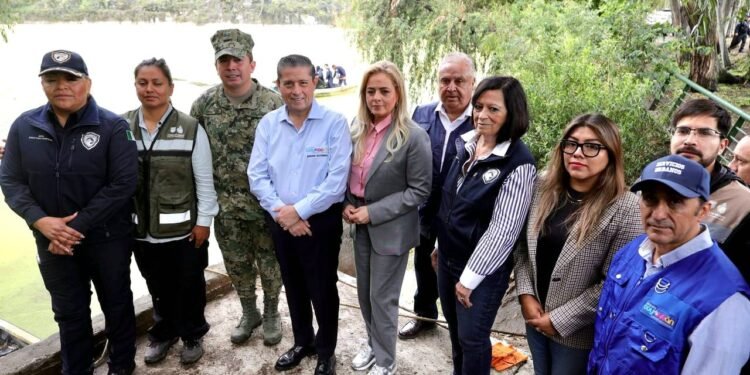COMIENZA RECUPERACIÓN DEL LAGO DEL PARQUE ECOLÓGICO HUAYAMILPAS