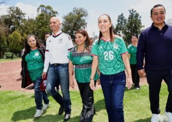 ¡Viva México!: Sheinbaum y Brugada celebran el inicio del Mundial junto a miles de aficionados