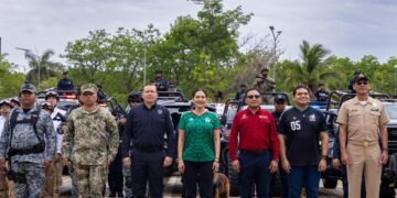Estefanía Mercado pone en marcha el Operativo de Seguridad Verano Mundialista 2026 en Playa del Carmen