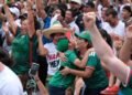 Mara Lezama vive la pasión del Mundial junto a la afición en Malecón Tajamar de Cancún