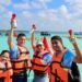 Inicio del XX Maratón de Aguas Abiertas Bacalar 2026