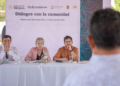 Alicia Bárcena exhorta a promover el turismo en Mahahual, QR; se reúne con habitantes y empresarios