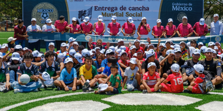 ¡El legado del Mundial Social 2026 llega a todo Quintana Roo con 46 nuevos espacios deportivos!