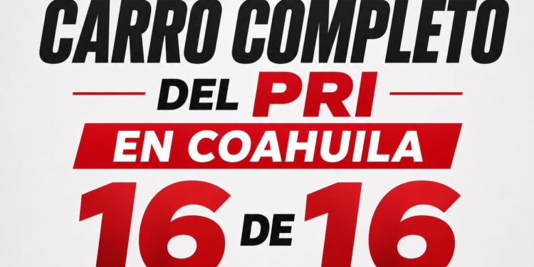 PRI arrasa en Coahuila y obtiene mayoría absoluta en el Congreso local