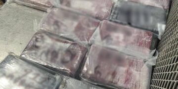 11 mochilas con cocaína