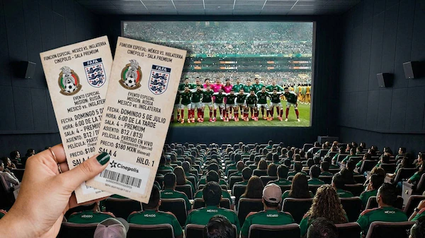México vs. Inglaterra en cines: Salas, precio de los boletos, horarios y todo lo que debes saber