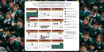 SEP publica calendario OFICIAL 2026-2027