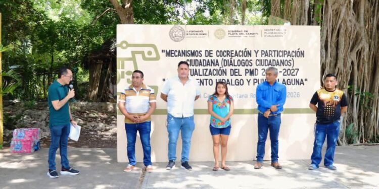 Acercan mecanismos de participación ciudadana a comunidades de Playa del Carmen