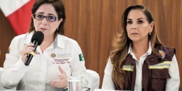 Anuncian Mara Lezama y Laura Velázquez que se trabaja en el Sistema de Alerta para huracanes en Quintana Roo