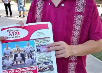 Gino Segura refrenda la unidad de Morena en Bacalar