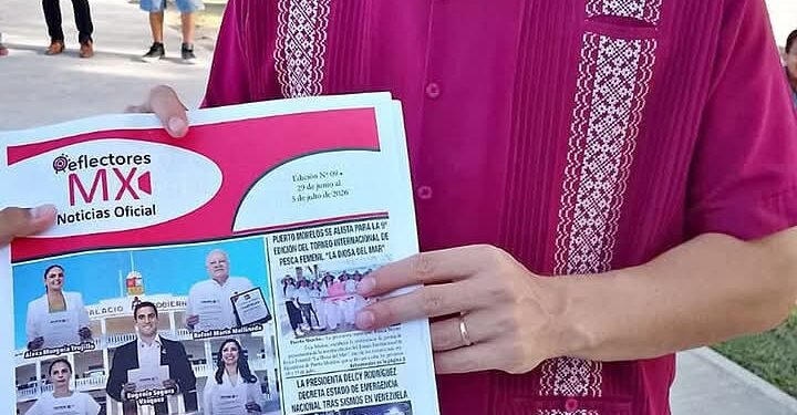 Gino Segura refrenda la unidad de Morena en Bacalar